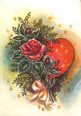 Çiçek Temalı Açılır Kapaklı Kartpostal KRT2736 - 1