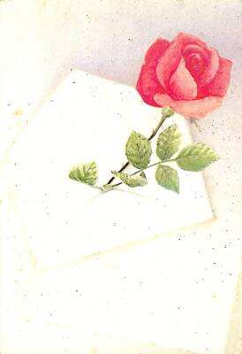 Çiçek Temalı Kartpostal KRT15764 - 1