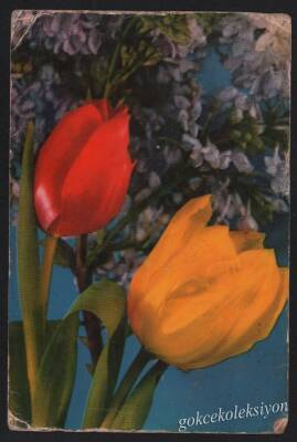 Çiçek Temalı Kartpostal KRT2700 - 1