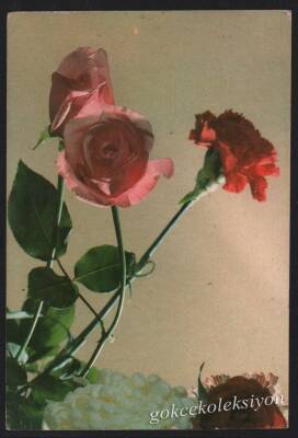 Çiçek Temalı Kartpostal KRT2704 - 1