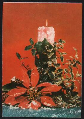 Çiçek Temalı Kartpostal KRT3019 - 1