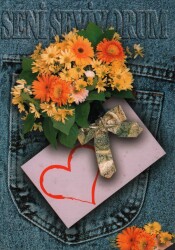 Çiçek Temalı Kartpostal KRT3027 - Gökçekoleksiyon