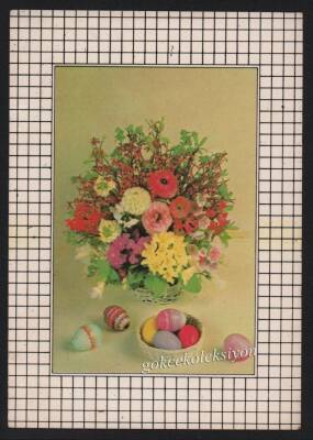 Çiçek Temalı Kartpostal KRT3154 - 1