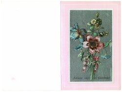 Çiçek Temalı Kartpostalı ( Küçük Boy) KRT9743 - Gökçekoleksiyon