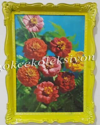 Çiçek Temalı Resim Çerçevesi KRT5851 - 2