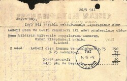 CİHAN KİTAPHANESİ 26 Mayıs 1941 Sipariş Bildiri Kartı Damga Pullu EFM(N)10890 - 2