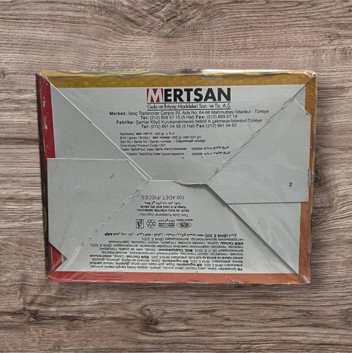 ÇİKİBOM (MERTSAN) 2004 Sakız Açılmamış Kutu # SKZ1748 - 3