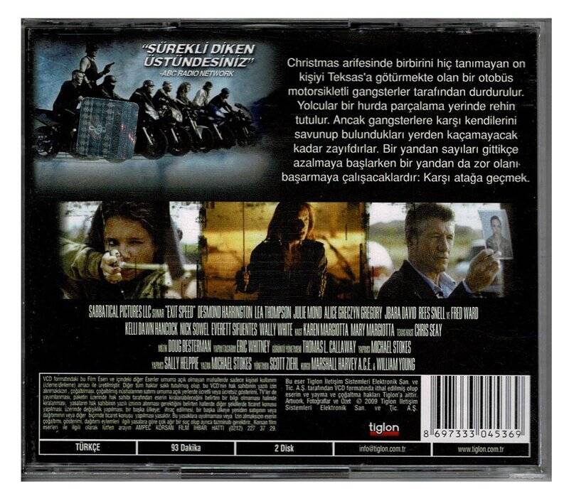 Çıkış Hızı - Exit Speed VCD Film VCD105 - 2