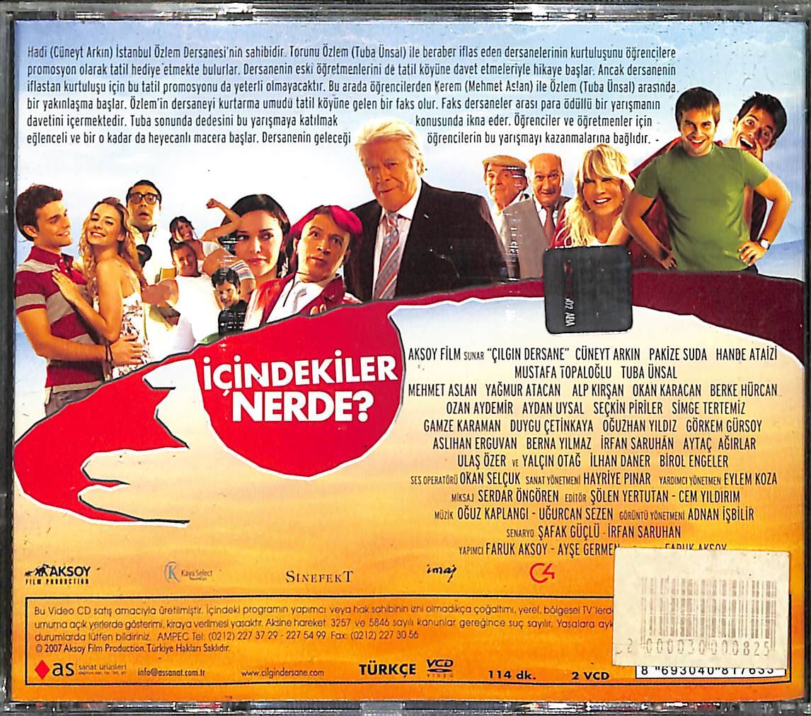 Çılgın Dershane Orjinal VCD Film VCD27930 - 2
