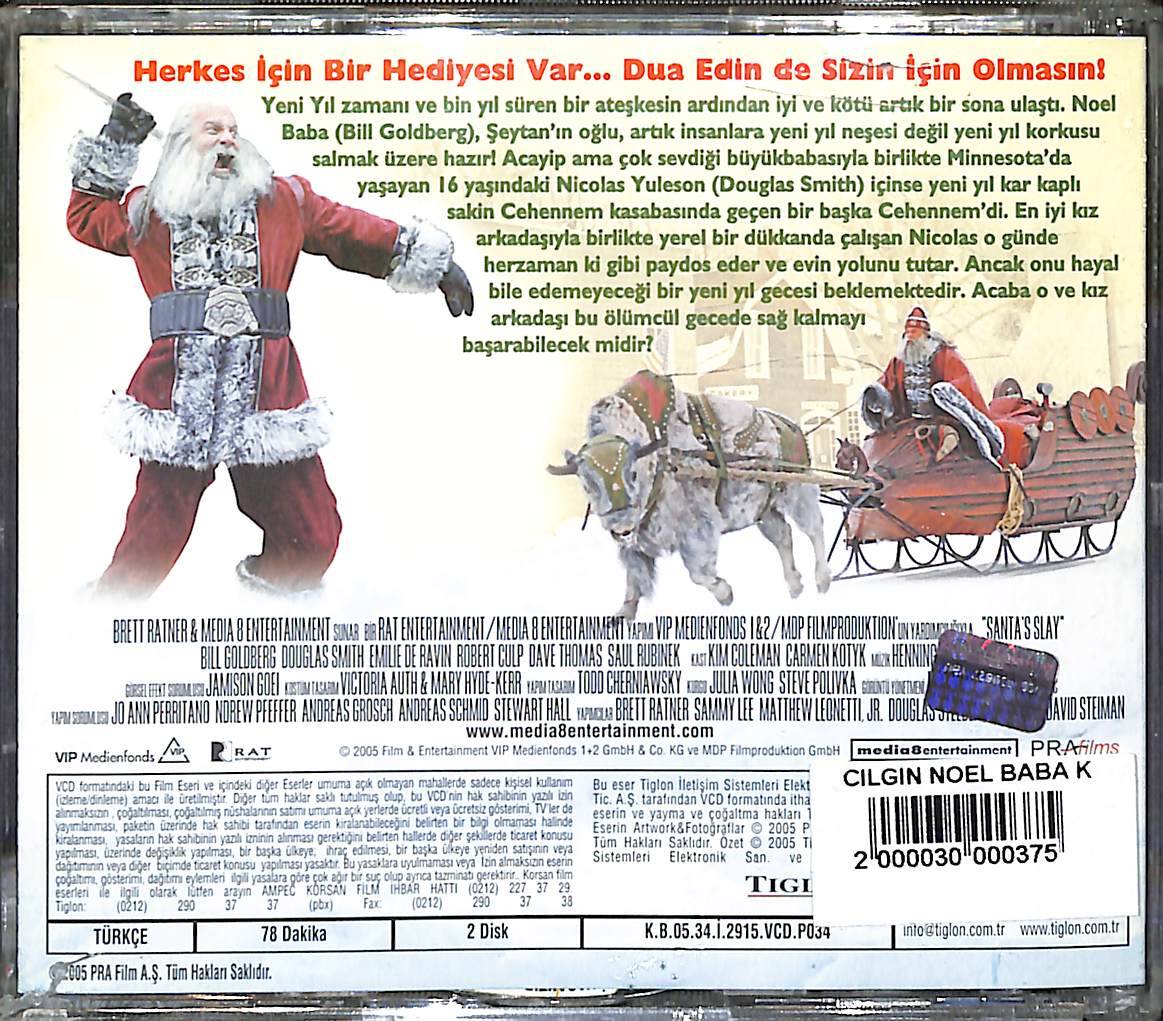 Çılgın Noel Baba VCD Film (İkinci El - 10/7) VCD26384 - 2