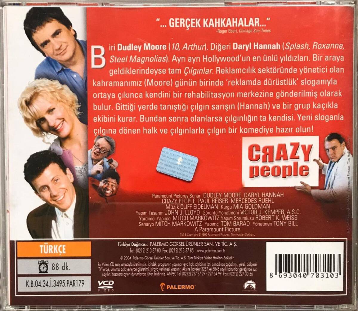 Çılgınlar -Crazy People VCD Film VCD5932 - 2