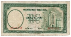 Çin 10 Yuan 1937 ÇT YKP1843 - 2