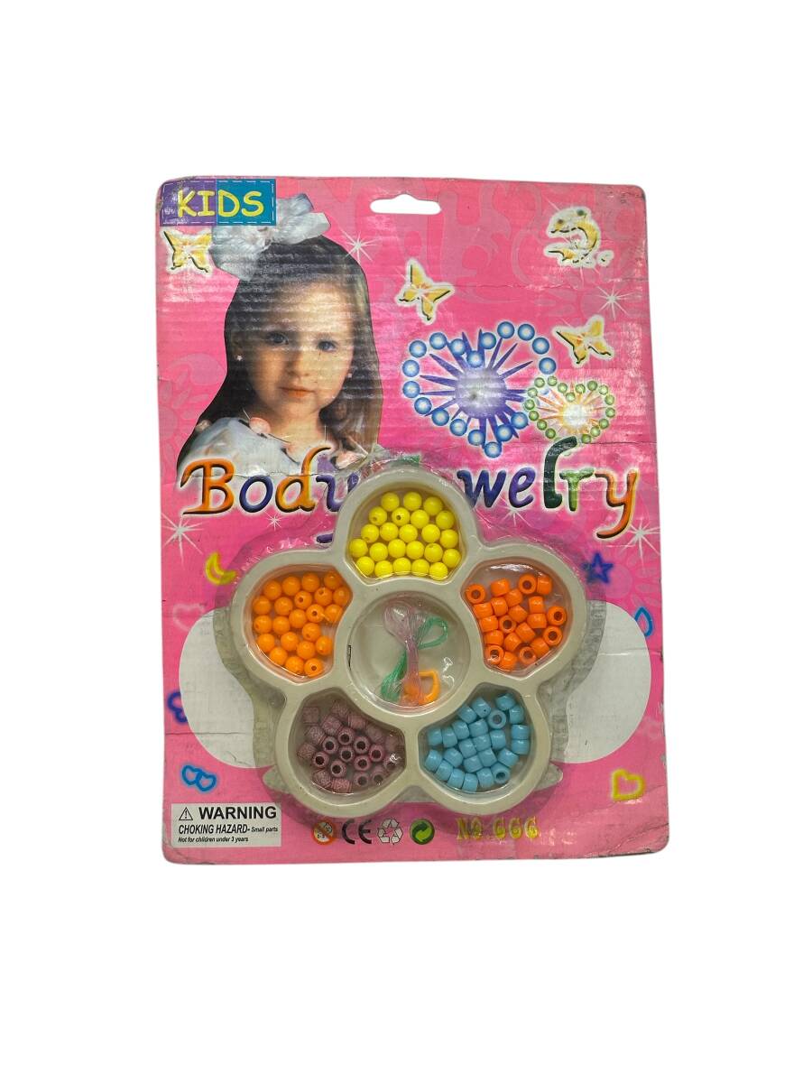 Çin Malı Plastik Çiçek Figürlü Çocuk Takı Seti (Sıfır) AOB4610 (N) - 1