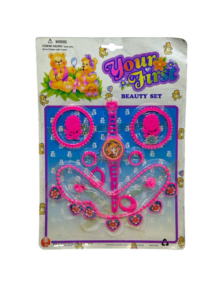 Çin Malı Plastik Oyuncak Takı Toka Seti (Sıfır Ürün) AOB4611 (N) - 1