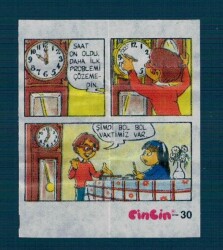 CİNCİN 1984 Karikatür Seriisi No 30 Sakız Kağıdı Çıkartma # SKZ2219 - 3