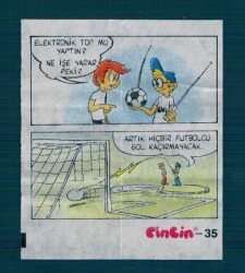 CİNCİN 1984 Karikatür Seriisi No 35 Sakız Kağıdı Çıkartma # SKZ2221 - 3