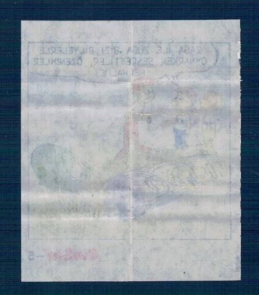 CİNCİN 1984 Karikatür Seriisi No 5 Sakız Kağıdı Çıkartma # SKZ2263 - 2