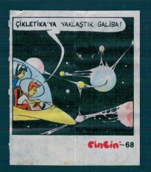 CİNCİN 1984 Karikatür Seriisi No 68 Sakız Kağıdı Çıkartma # SKZ2247 - 1