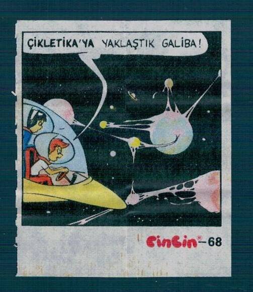 CİNCİN 1984 Karikatür Seriisi No 68 Sakız Kağıdı Çıkartma # SKZ2241 - 1
