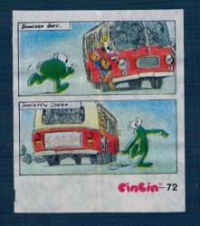 CİNCİN 1984 Karikatür Seriisi No 72 Sakız Kağıdı Çıkartma # SKZ2227 - 1