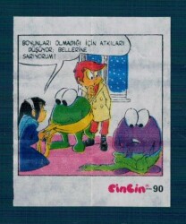 CİNCİN 1984 Karikatür Seriisi No 90 Sakız Kağıdı Çıkartma # SKZ2231 - 3