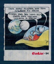 CİNCİN 1984 Karikatür Seriisi No 94 Sakız Kağıdı Çıkartma # SKZ2234 - 1