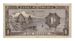 Çinhindi 1 Piastre 194245 Temiz YKP3532 - Gökçekoleksiyon