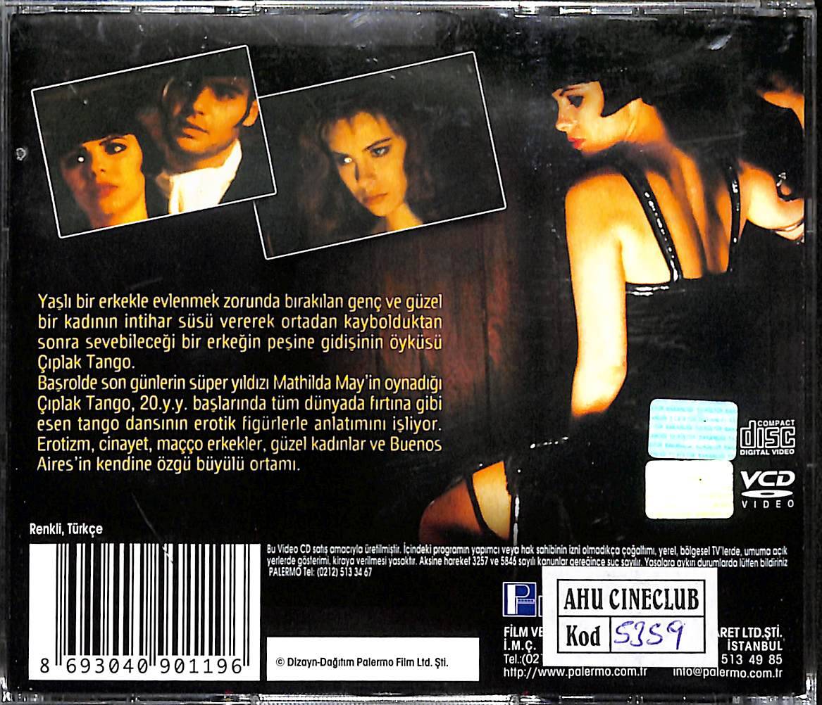 Çıplak Tango – Naked Tango (1990) Orijinal VCD Film VCD28236 - 2