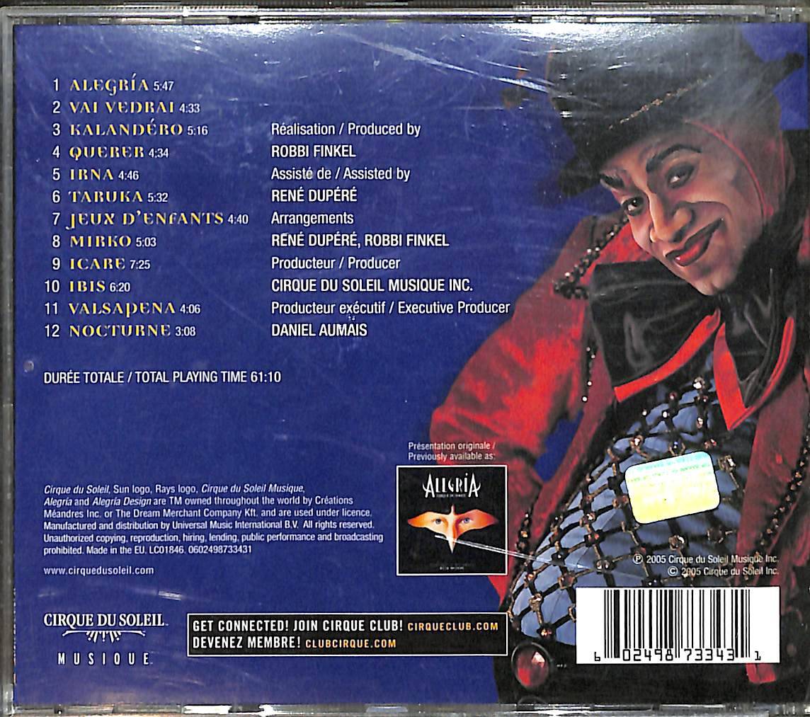 Cirque Du Soleil - Alegría (İkinci El) CD5199 - 2