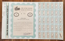 Cİsan Cide Orman Ürünleri Sanayii ve Ticaret A.Ş Hisse Senedi (100 Hisse) HSS403 - Gökçekoleksiyon