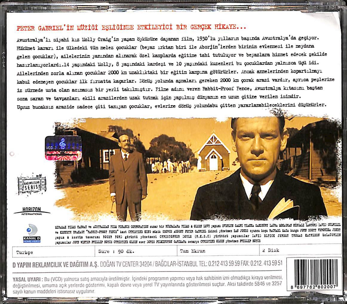 Çit – Rabbit-Proof Fence (2002) Orijinal VCD Film VCD28395 - 2