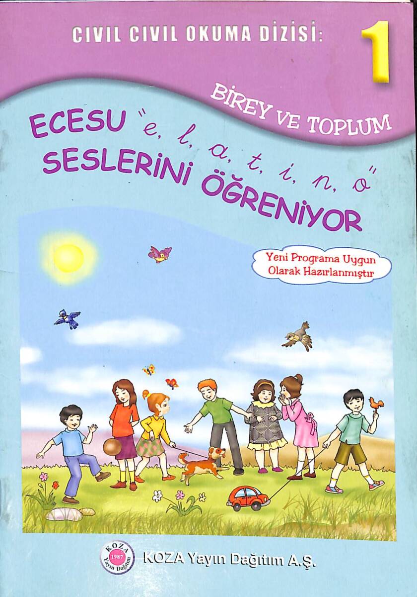 Cıvıl Cıvıl Okuma Dizisi : 1 - Ecesu ''e,l,a,t,i,n,o'' Seslerini Öğretiyor NDR101142 - 1