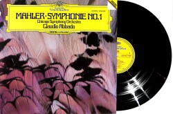 Claudio Abbado - Mahler Symphonie No 1 (Almanya Baskı) LP PLAK (10/8.5) PLK25946 - 1