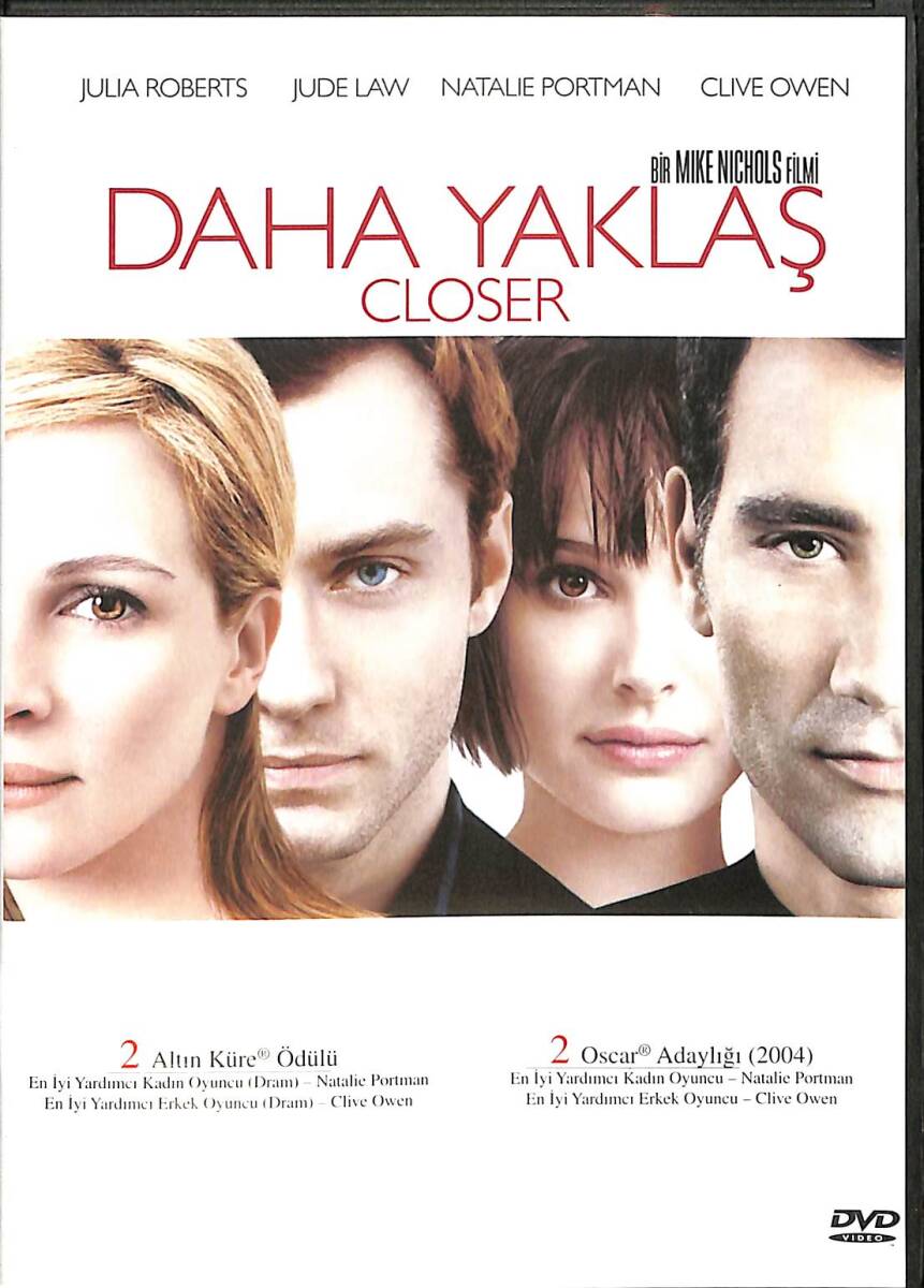 Closer - Daha Yaklaş DVD (İkinci El) DVD2750 - 1