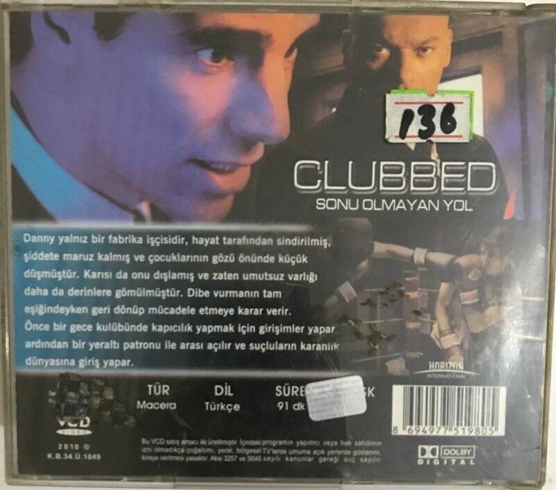 Clubbed Sonu Olmayan Yol VCD Film VCD6858 - 2