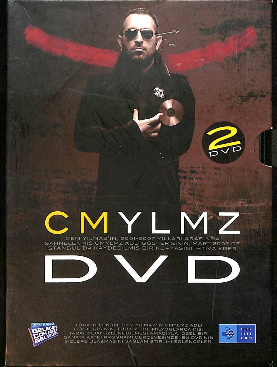 CM YLMZ (Cem yılmaz) DVD GÖSTERİ 2 DİSKLİ VERSİYON DVD (İkinci El) DVD2713 - 1