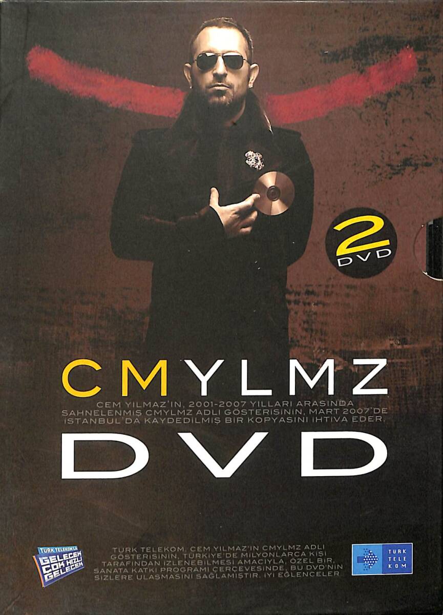 CM YLMZ (Cem yılmaz) DVD GÖSTERİ 2 DİSKLİ VERSİYON DVD (İkinci El) DVD2715 - 1