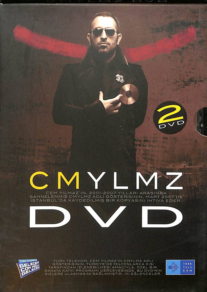 CM YLMZ (Cem yılmaz) DVD GÖSTERİ 2 DİSKLİ VERSİYON (İkinci El) DVD2702 - 1