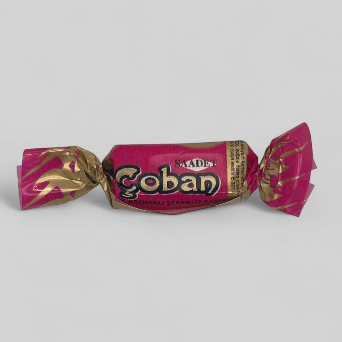 ÇOBAN (Saadet) 2002 Çilek Aromalı Şekersiz Sakız SKZ1785 - 1