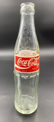Coca-Cola 250 ml – Eski Dönem Boş Cam Şişe (Klasik Etiket) AOB3125 - Gökçekoleksiyon
