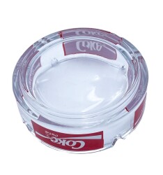 Coca Cola Cam Küllük - Kül Tablası (Kusursuz Kondisyon) AOB2185 (N) - 2