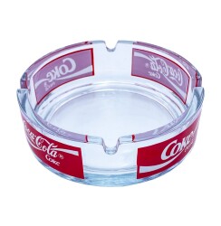 Coca Cola Cam Küllük - Kül Tablası (Kusursuz Kondisyon) AOB2185 (N) - 5