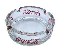 Coca Cola Cam Küllük - Kül Tablası (Kusursuz Kondisyon) AOB2186 - 3