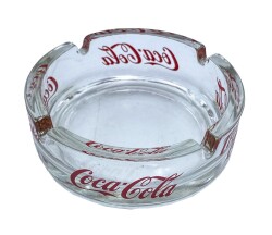 Coca Cola Cam Küllük - Kül Tablası (Kusursuz Kondisyon) AOB2186 - 1