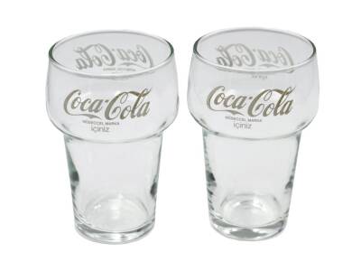 Coca Cola Eski Bardak - 2 Adet AOB1082 - 2