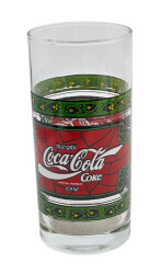 Coca-Cola Eski Cam Bardak (Kullanılmamış) AOB5394 - Gökçekoleksiyon