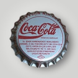 COCA COLA Kalka Baskı Basılmamış Gazoz Kapağı CMK1-1187 - 3