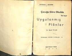 Çocuğa Göre Okulda Uygulanmış Planlar - İlk Sınıf NDR75864 - Gökçekoleksiyon
