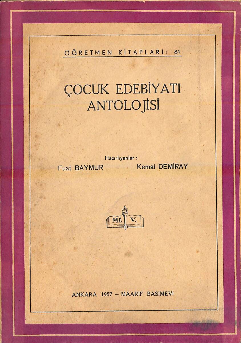 Çocuk Edebiyatı Antolojisi NDR94107 - 1