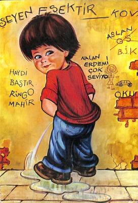 Çocuk Pop Art Kartpostal KRT18423 - 1